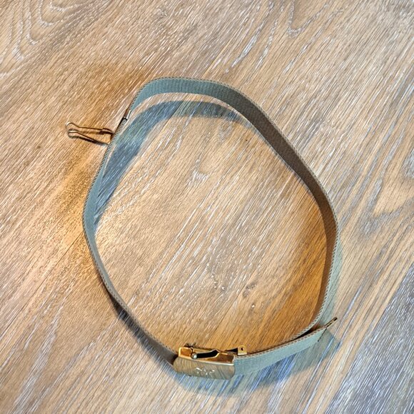 Vintage Canvas Boy Scout Belt With Adjustable Buckle - Picture 4 of 6